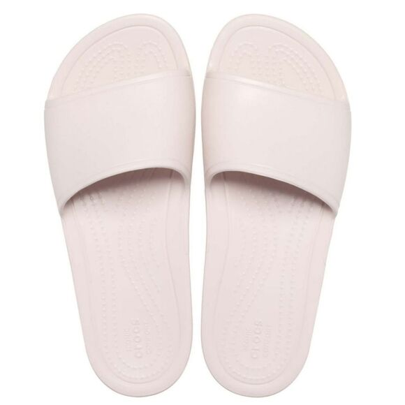 Crocs Kadee Slide Sandals- Barely Pink - Picture 6 of 11